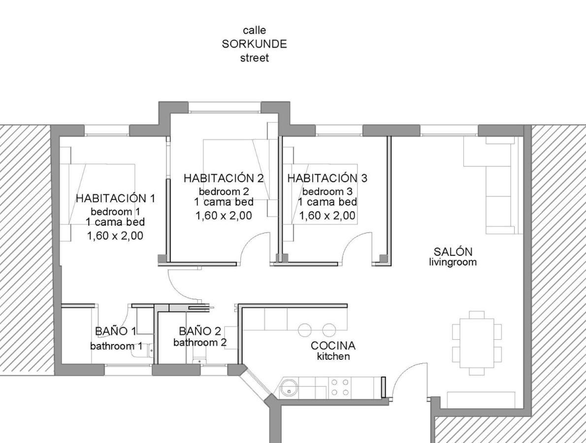 Sorkunde By Kyosai Parking Opcional Apartment Билбао Екстериор снимка